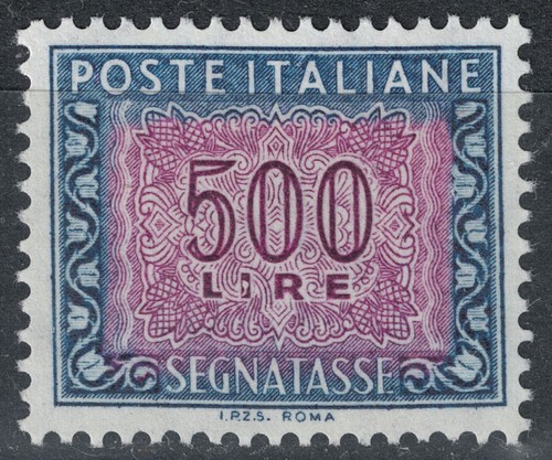 Italia 1992 segnatasse 500 - 1992, £