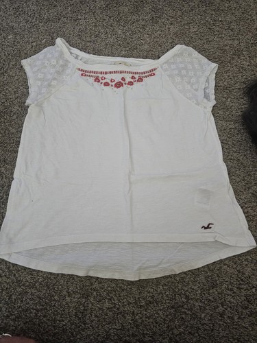 Shirt bianca y2k - bianca, hollister