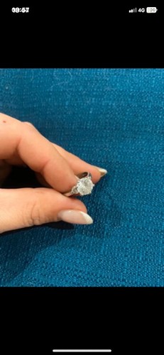 Anello solitario argento - in,
