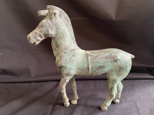 Antico bronzo statua cavallo - antico,