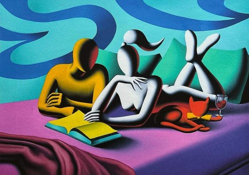 Domestic bliss mark kostabi - domestic,