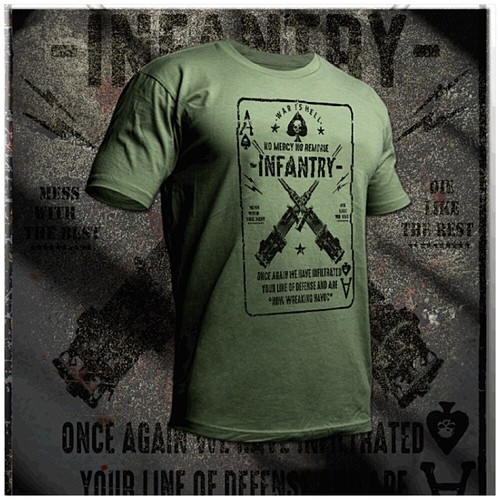 Shirt fanteria calibri - t-shirt,