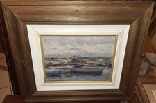 Dipinto Ad Olio Antico .MARINA