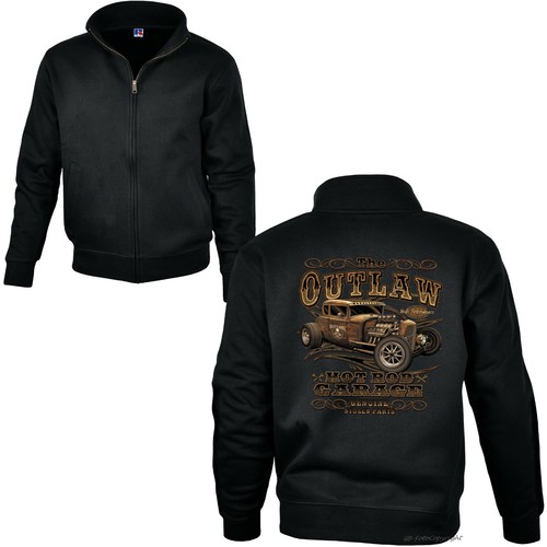 Giacca auto hot rod - , zip