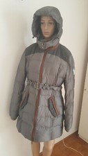 Strenesse * piumino giacca cappotto * grigio * come nuovo * cappuccio * M/L