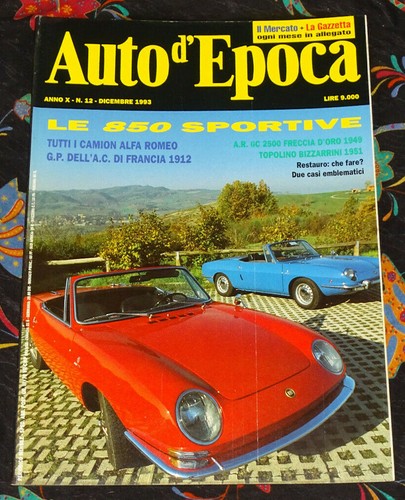 Auto epoca dicembre - d'epoca,
