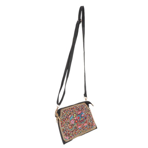 Borsa tracolla con - tracolla, perline