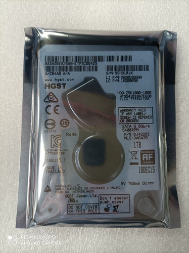 Hts541010a7e630 hgst 5400 - tb,