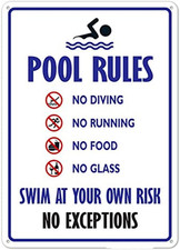 Cartello Con Regole Della