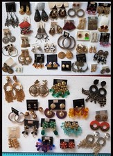 OR03 VINTAGE LOTTO ORECCHINI Earrings Pendientes Ohrringe Boucles d'oreilles NEW