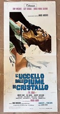 Locandina Originale L'UCCELLO DALLE PIUME DI CRISTALLO poster Dario Argento 