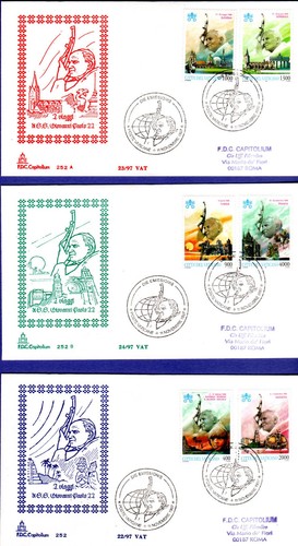 Vaticano 1997 fdc viaggi - 1997, fdc-i