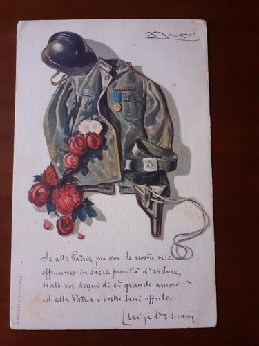 Cartolina wwi luigi orsini - wwi,