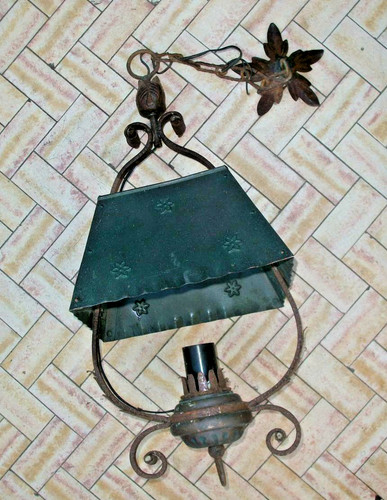 Antico lampadario lampione - lampadario,