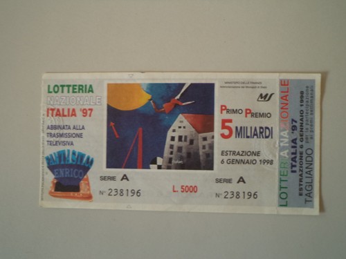 Biglietto della lotteria - della,