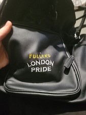 borsone in pelle uomo nero