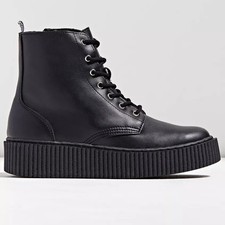 T.U.K. Vegan Leather Lace-Up