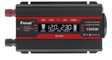 Inverter Da 12V A 220v 1500W Con Display Lcd Convertitore Corrente