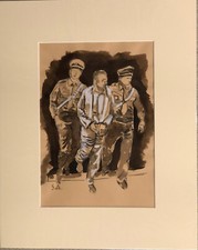  Disegno a  china  diluita e