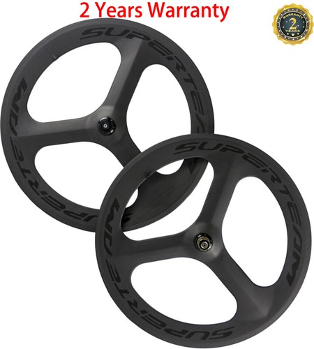 Ruote carbonio tre razze - carbonio,