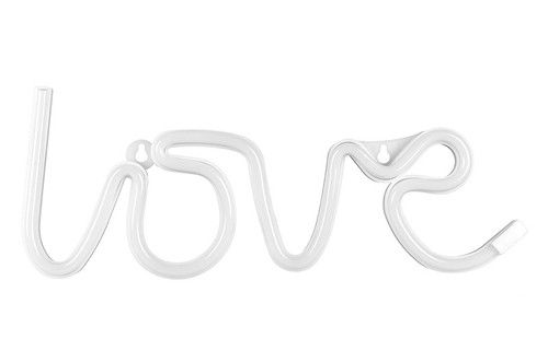 Scritta neon led love - love,