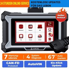 2025 ANCEL DS100 auto OBD2 dispositivo diagnostico auto scanner 7 servizi 4 sistema CAN-FD