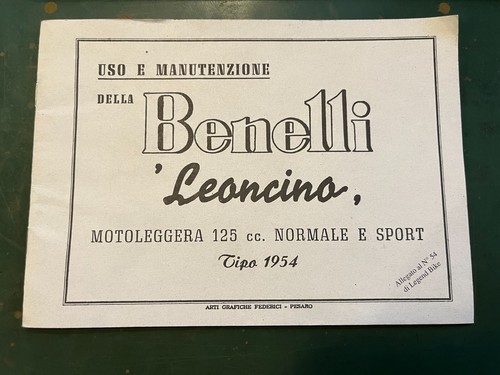 Benelli leoncino motoleggera - benelli,