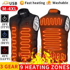 Gilet Riscaldato 9 Aree USB