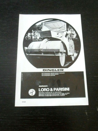 1969 dingler rullo compressore - dingler,