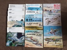 21x Signal Publications Aircraft Booklets 1-16 & 21-22 & 24-25 Magazines + Subs