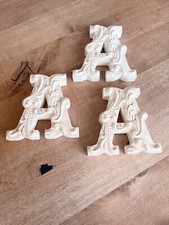 Lettere in gesso decorate 3D