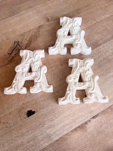 Lettere gesso decorate 3d - lettere, in