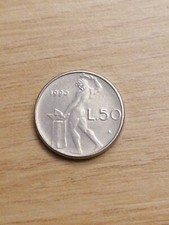 Moneta rara 50 Lire piccole