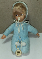 CICCINO BELLO DELLA SEBINO - BAMBOLINA ANNI 70 CON CIUCCIO  E MARCHIO - USATO