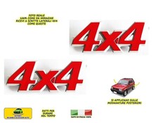 2 SCRITTE LATERALI 4X4 per