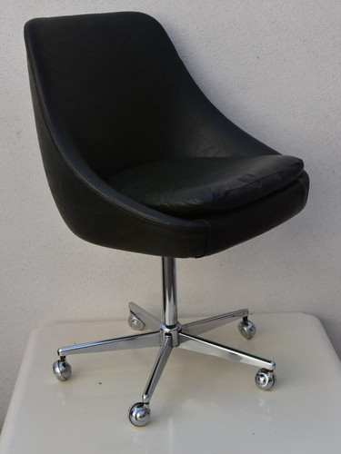 Poltrona girevole anni - 50, easy