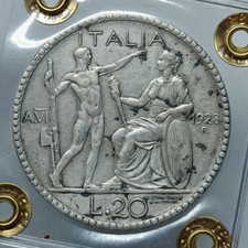 20 Lire 1928 Littore qBB