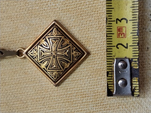Medaglione pendente croce - pendente,