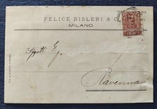 FELICE BISLERI MILANO 1902 CON