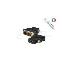 ADATTATORE DUAL LINK DVI-D MASCHIO a HDMI FEMMINA CONVERTITORE DVI D