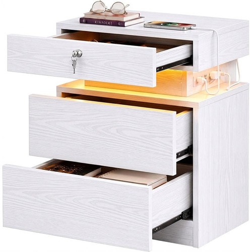 Comodino con cassetto nascosto
