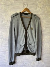 Frankie Morello Milano Cardigan Maglione Pullover Bottoni Uomo Taglia Media