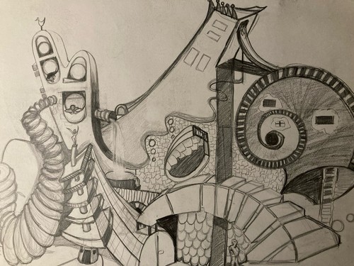 Molto bello disegno matita - disegno,