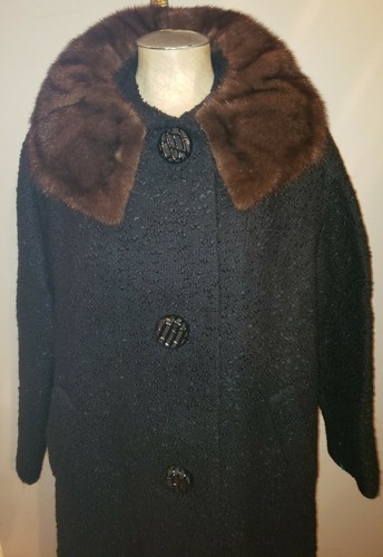 Cappotto abito swing visone