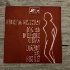 ROBERTA MAZZONI. ORA SO DI
