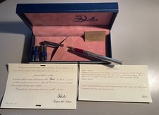 PENNA STILOGRAFICA DELTA - CON CERTIFICATO E RICAMBI ORIGINALI - 1993 - ARGENTO