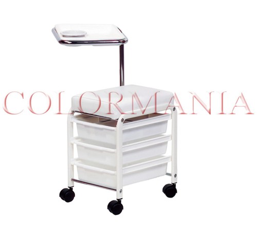 Carrello sgabello estetista - carrello,