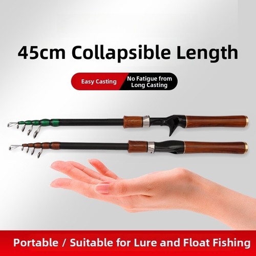 Canna pesca carbonio - canna,