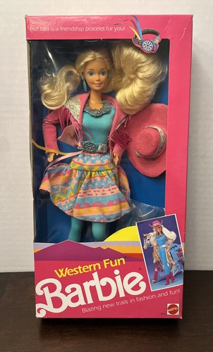 Barbie western fun mattel 1989 - barbie,