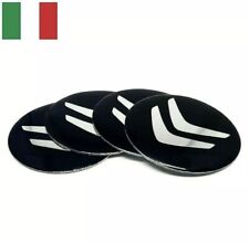 Set 4 Coprimozzo Copri Mozzo Adesivi Cerchi in lega per CITROEN C2 C1 C3 C4 56mm